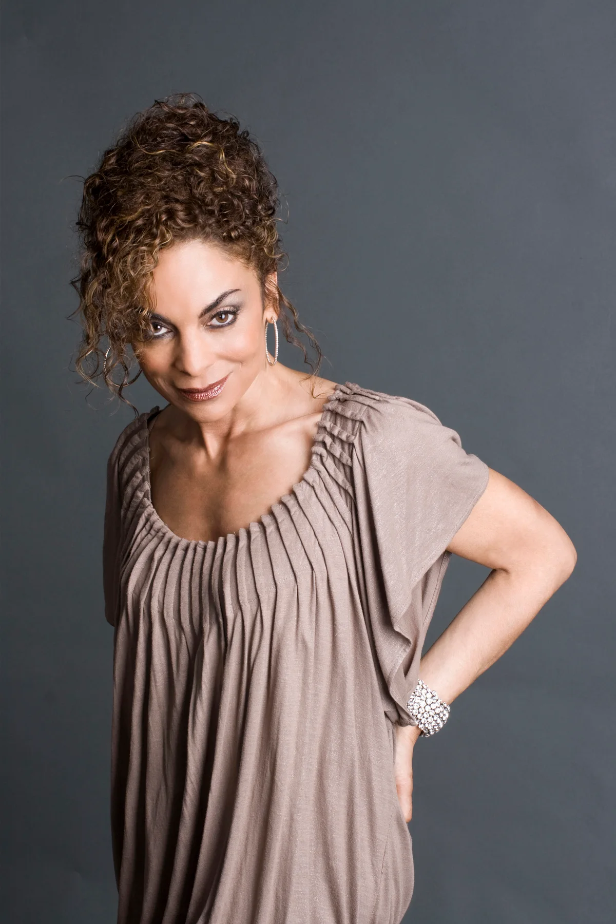 Jasmine Guy posing for an archive portrait in May 2010.