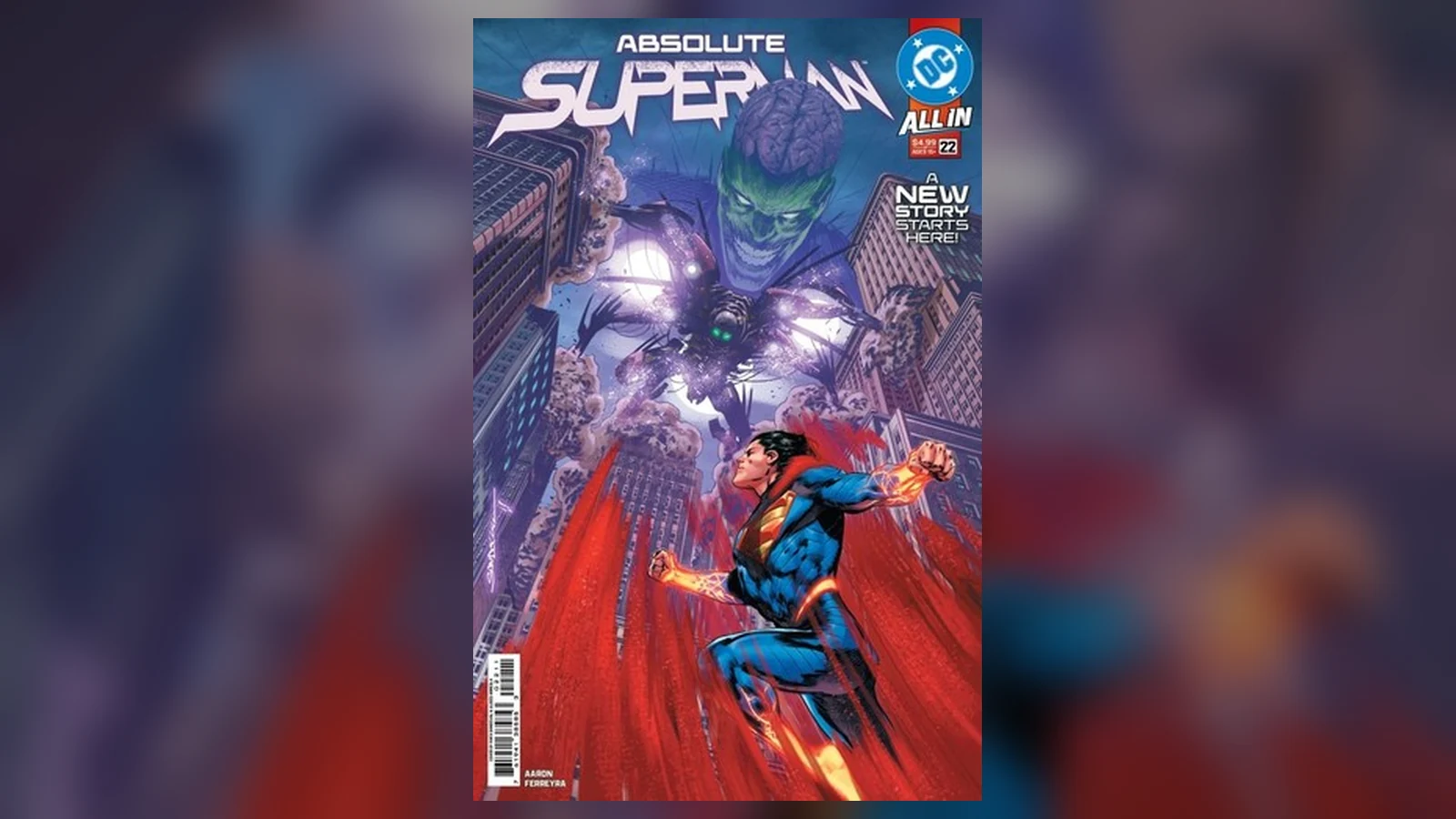 Absolute Superman #22 comic cover