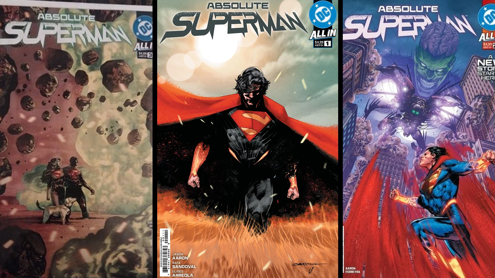 Absolute Superman comic artwork from DC's Absolute Universe