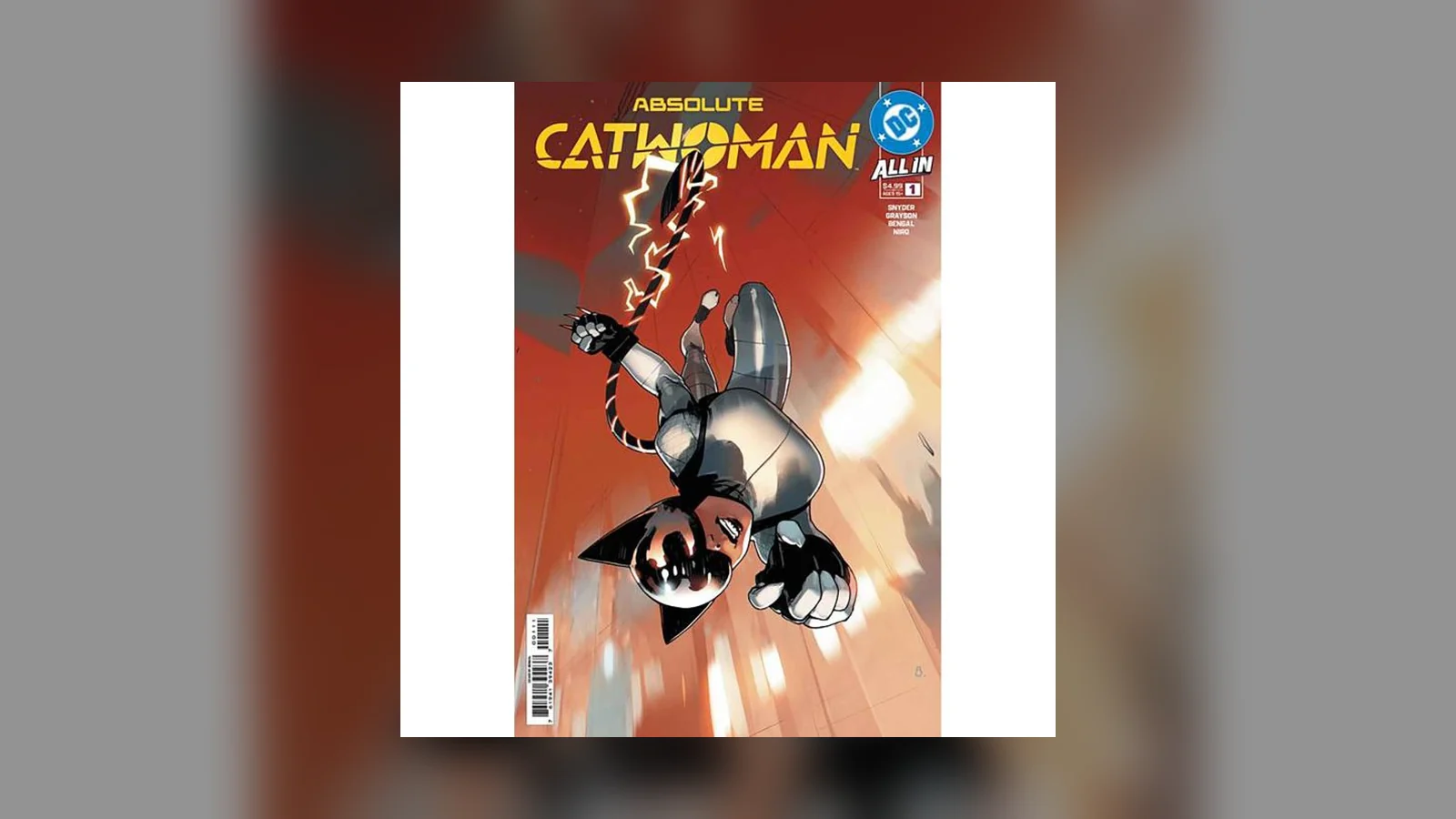 Absolute Catwoman #1 comic cover artwork