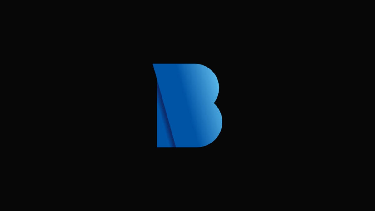 A blue BioWare B letter-mark appears on black in the studio’s official October 21 closure-announcement artwork.
