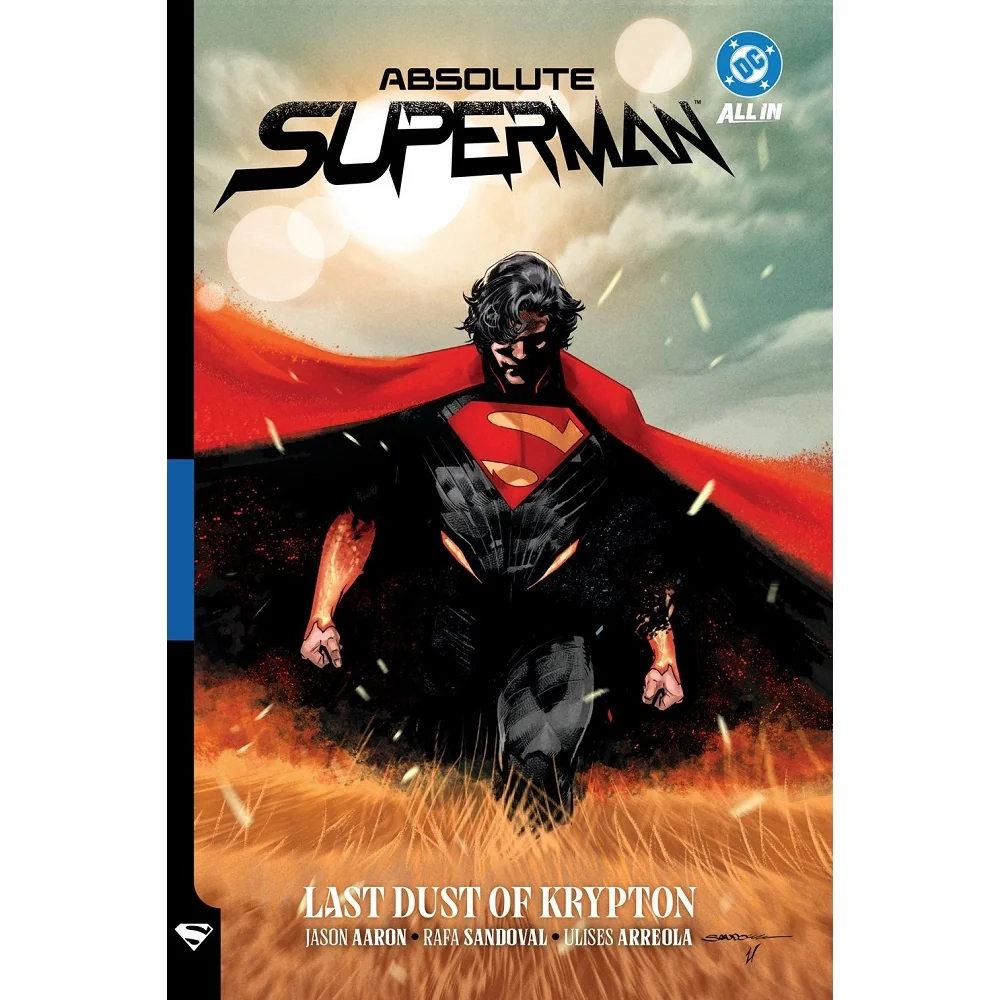Absolute Superman on the cover of Absolute Superman Vol. 1: Last Dust of Krypton.