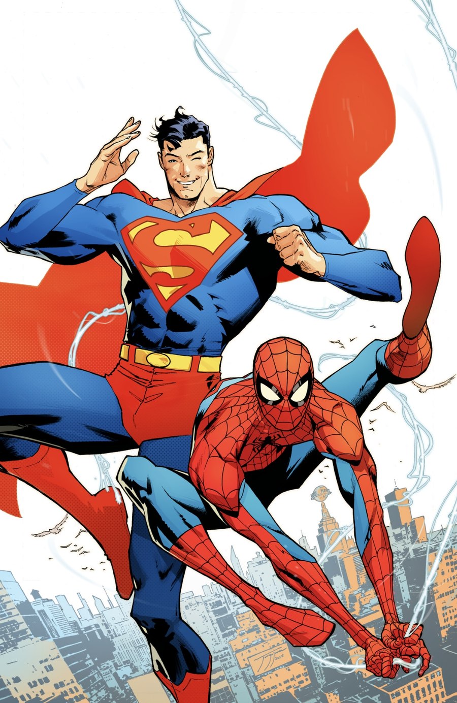 Cover of DC/Marvel: Superman/Spider-Man #1, 2026.