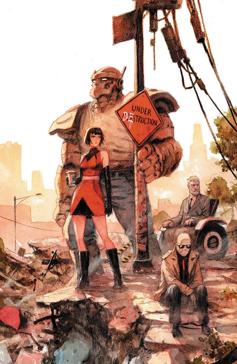 Cover of The Doom Patrol #1 (2026), art by Niko Henrichon.