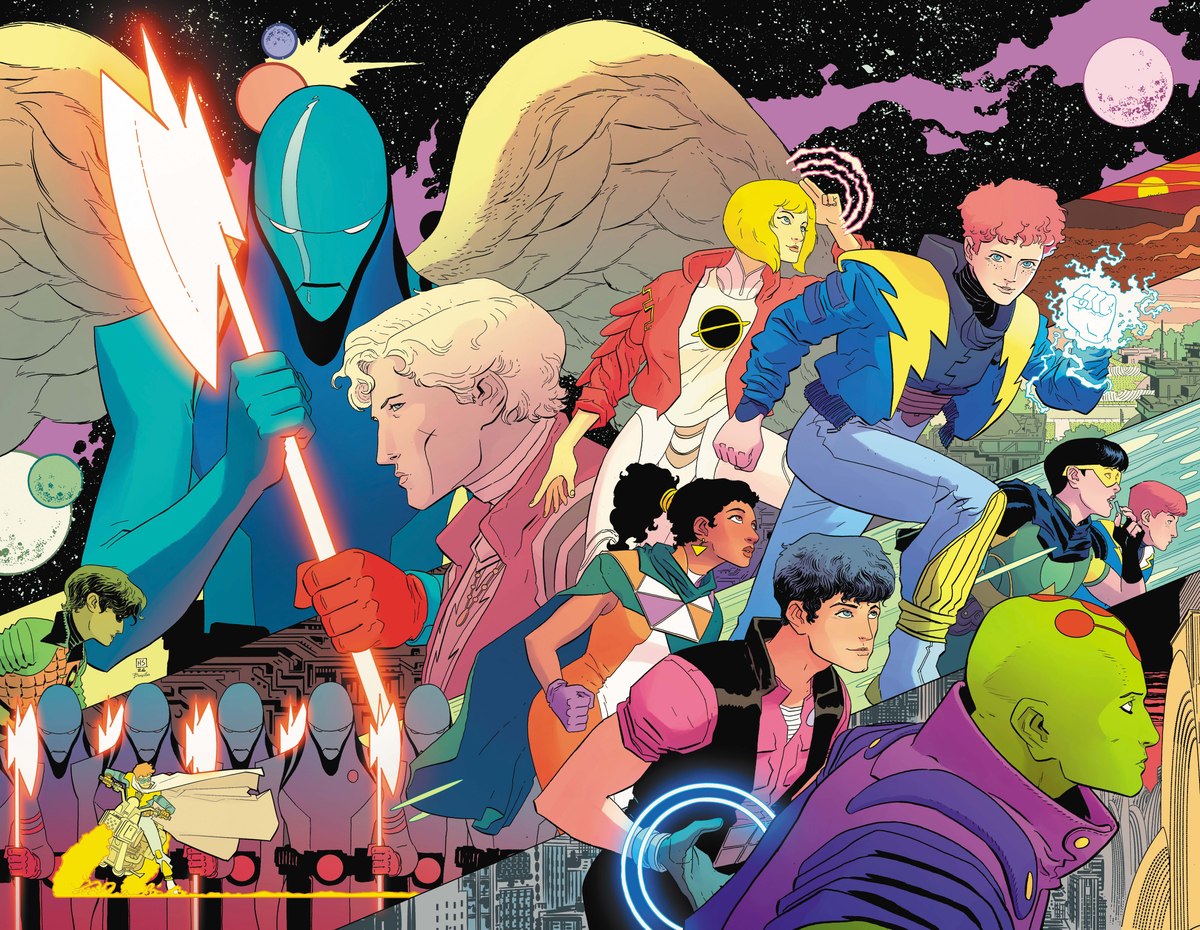 Cover of Legion of Super-Heroes #1 (2026), art by Hayden Sherman.