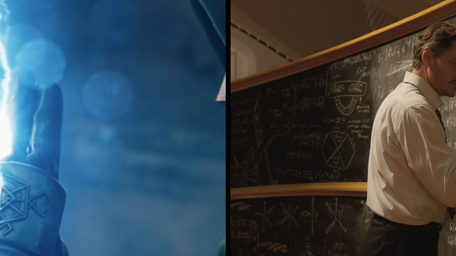 Doctor Doom and Reed Richards in official Marvel Studios promotional imagery