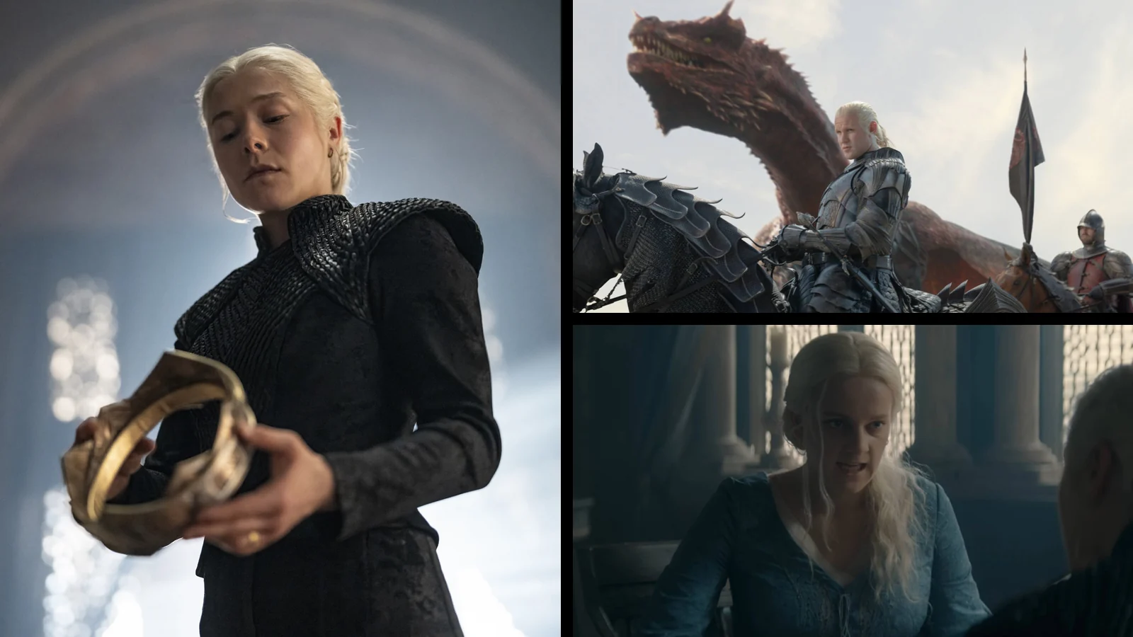 Rhaenyra Targaryen, Helaena Targaryen and the Battle of Tumbleton in House of the Dragon Season 3