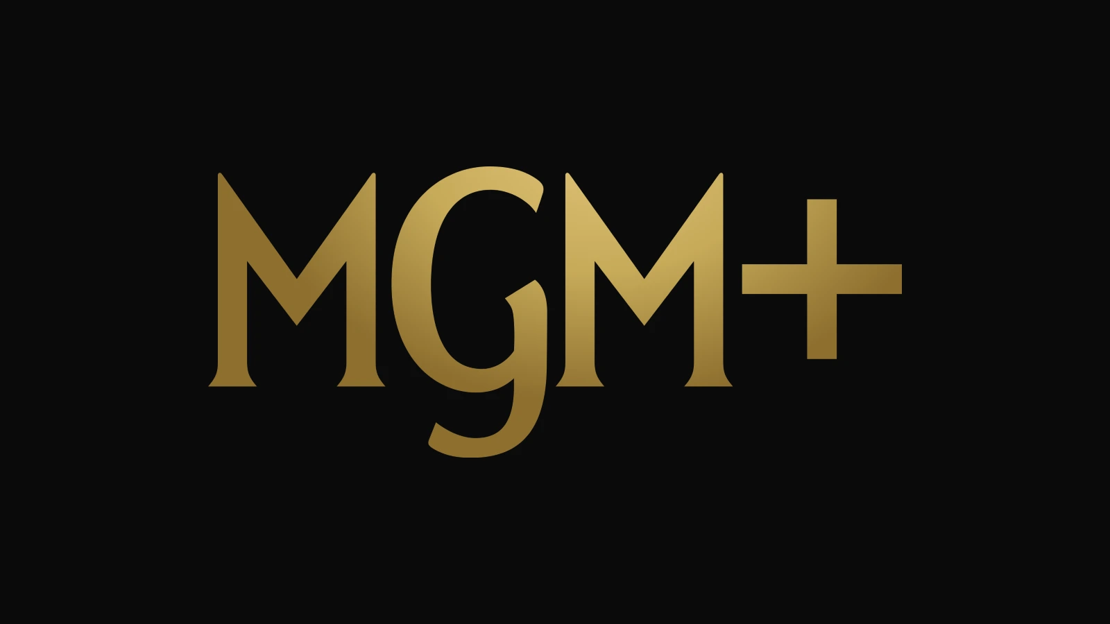 Official gold MGM+ logo on a black background; no Rules of Prey footage has been shown.