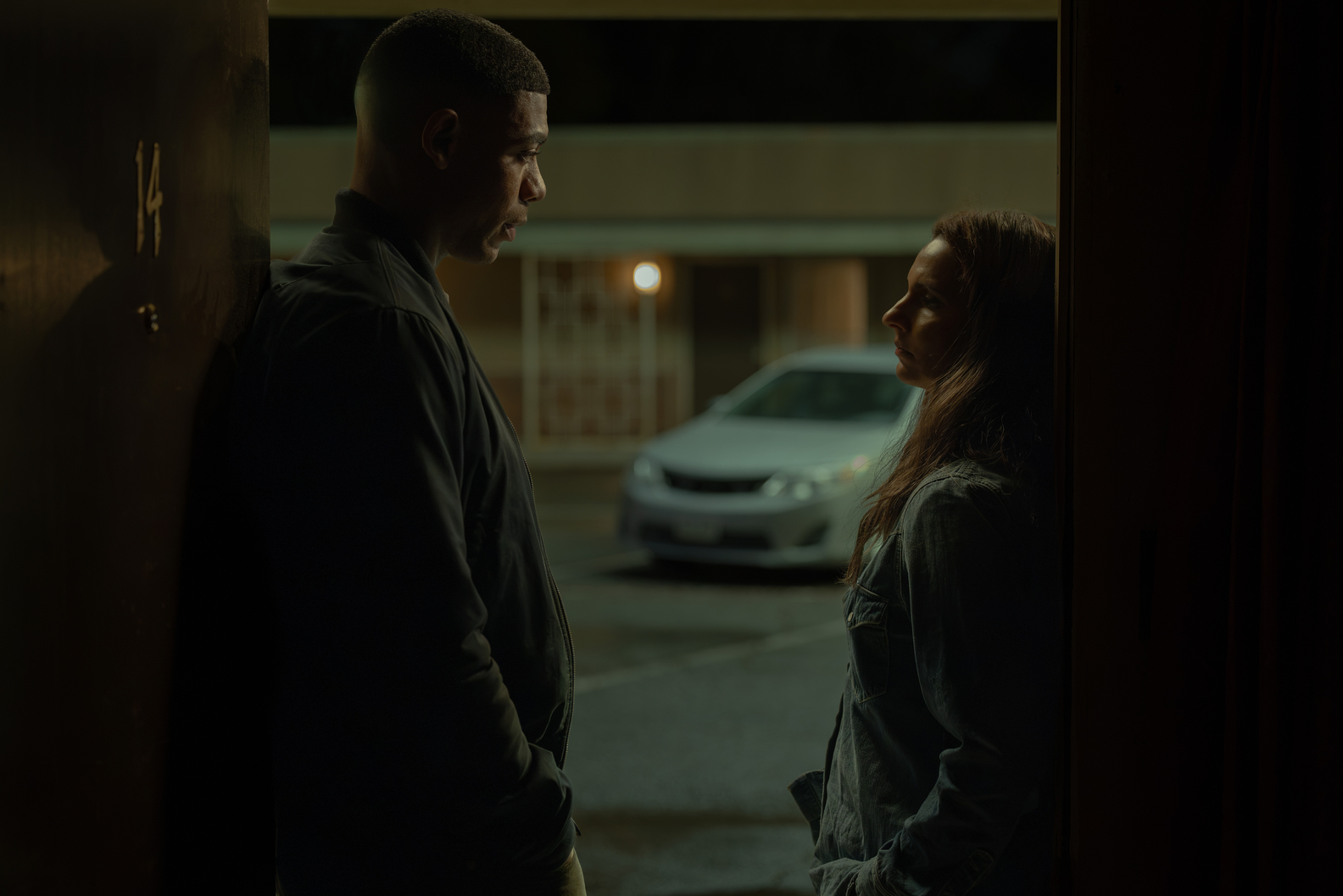 John Stewart and Zoe Macon together in Lanterns Episode 4.