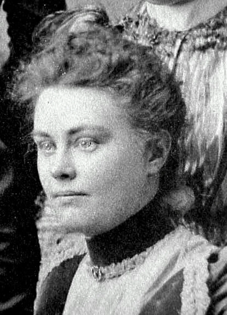 Historical photograph of Lizzie Borden, taken around the time of the 1892 murders.