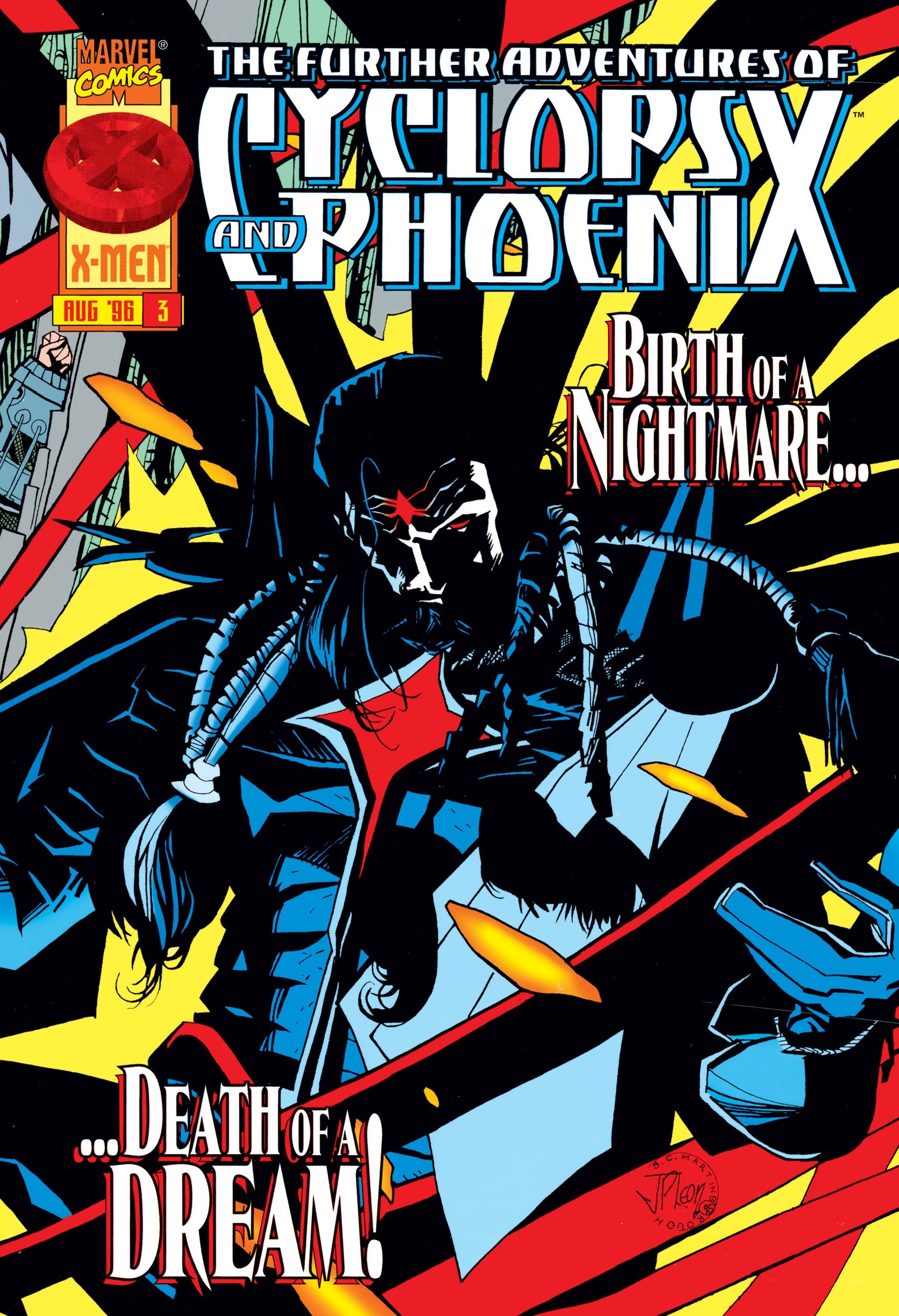 Mister Sinister on the cover of The Further Adventures of Cyclops and Phoenix #3