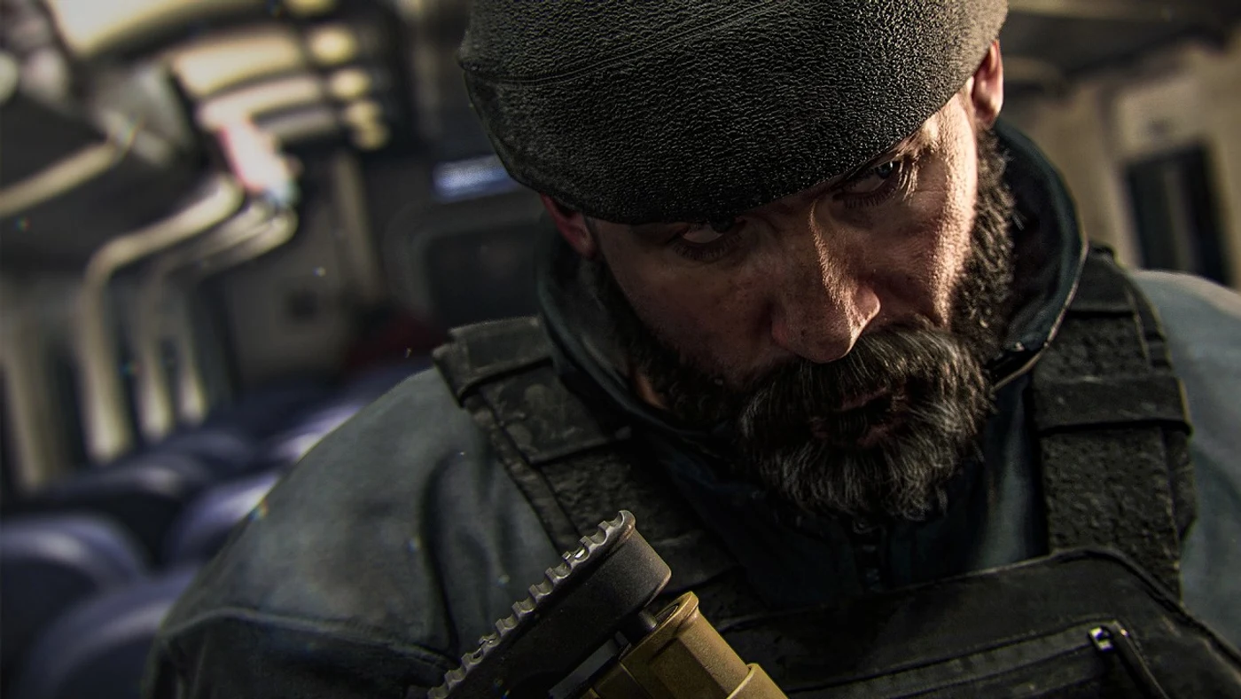 Captain Price looking grim in an official Call of Duty: Modern Warfare 4 campaign trailer still.
