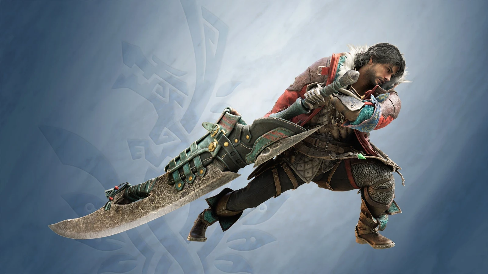 A hunter mid-swing with a Great Sword performing a Boosted Action in Monster Hunter Wilds: Ascendance.