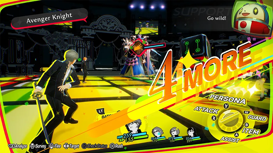 A Persona 4 Revival battle during Prime Time.