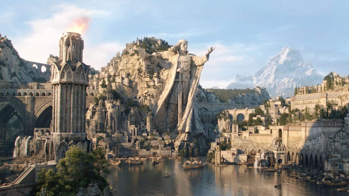 Armenelos, the capital city of Númenor, in The Lord of the Rings: The Rings of Power.