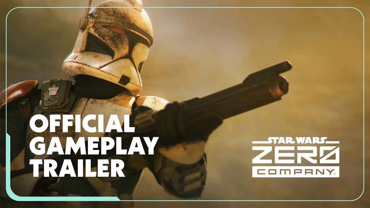 A clone trooper takes aim in Star Wars Zero Company’s official gameplay trailer.