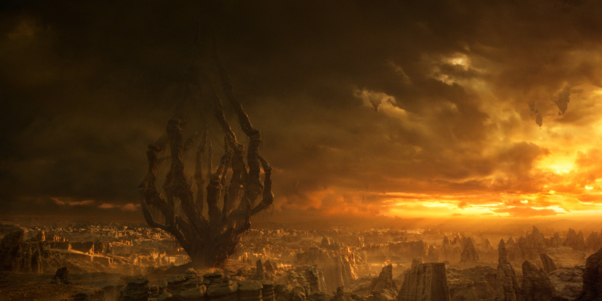 The alien landscape of the Abyss in Stranger Things 5