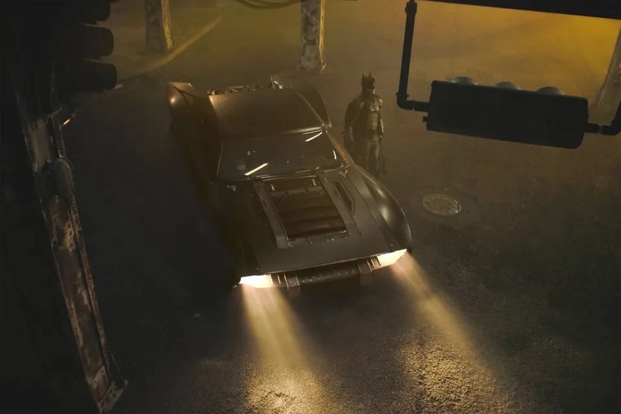 Robert Pattinson's Batmobile from The Batman (2022)