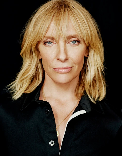 Toni Collette facing the camera in a professional publicity portrait supplied with Screen Australia’s announcement of The Best Of.