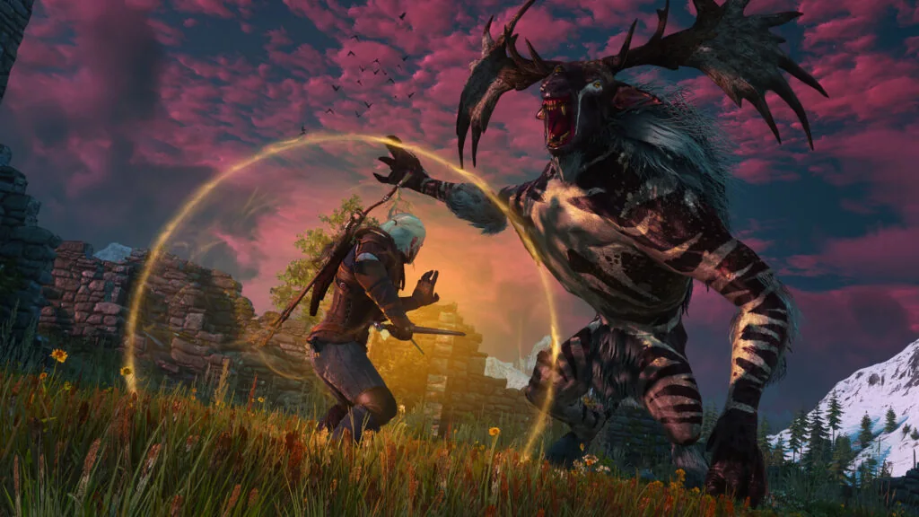 Updated gameplay in The Witcher 3: Wild Hunt — Remastered.