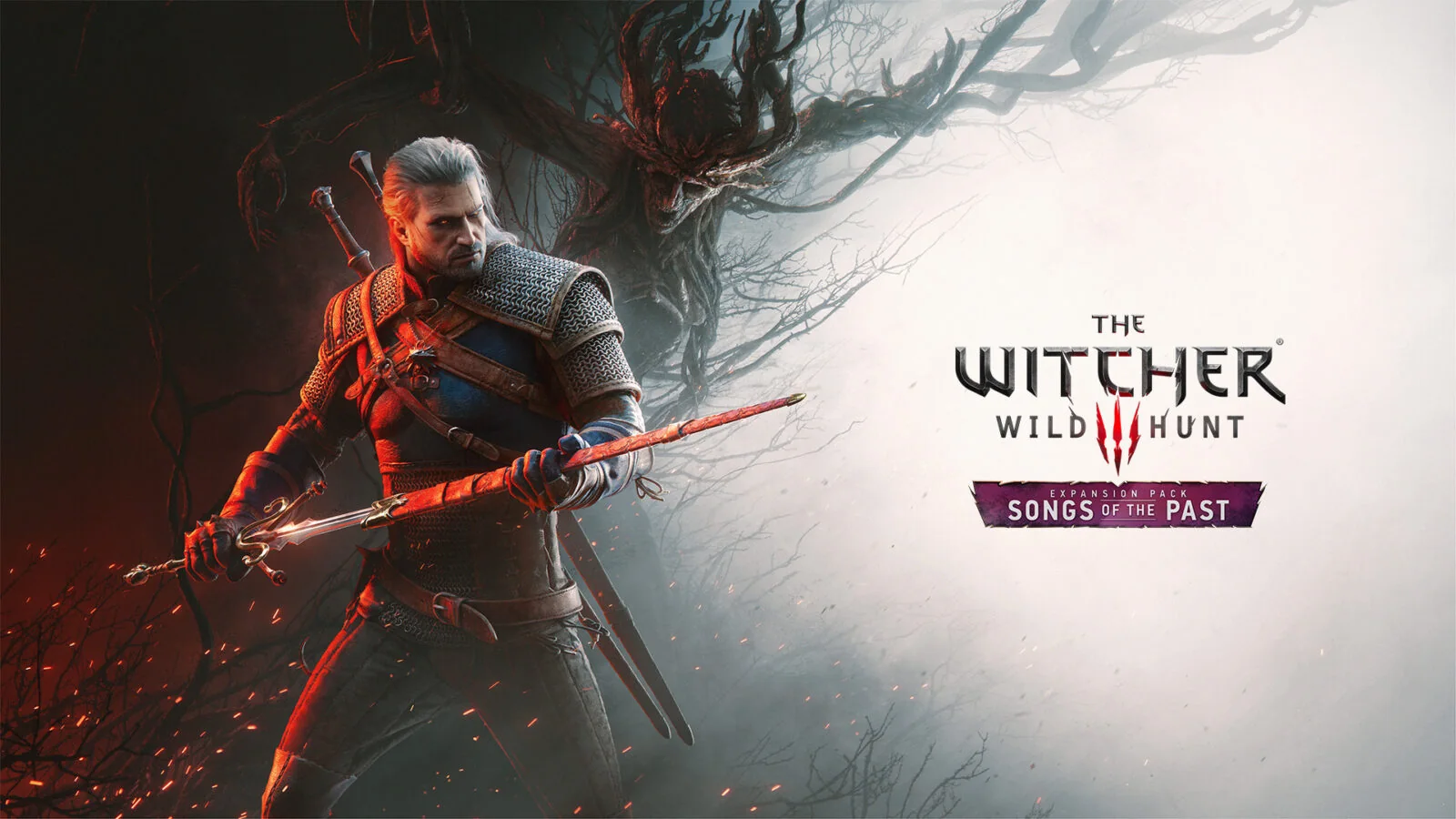 Geralt using the new chain weapon in Songs of the Past.
