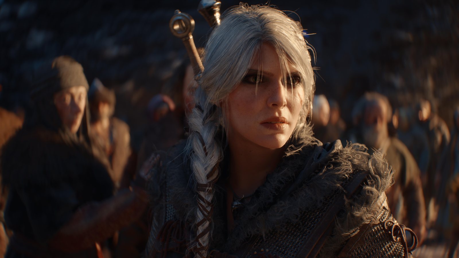 Ciri, protagonist of The Witcher 4, in an official cinematic-reveal image