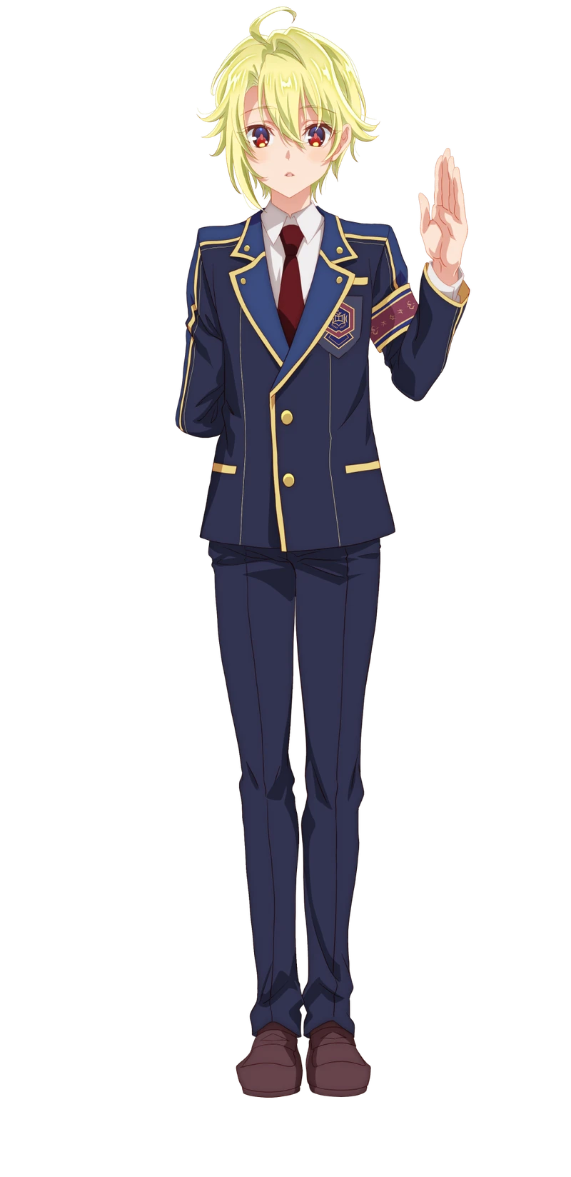 Official character art for Epona from The World's Finest Assassin Season 2, in academy uniform.